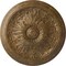 Ekena Millwork Vienna Ceiling Medallion (Fits Canopies up to 3 1/4"), Hand-Painted Rubbed Bronze, 16 7/8"OD x 5/8"P CM17VIRZS - alternate 1